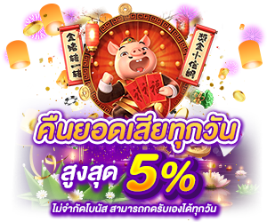 คืนยอดเสีย สูงสุด 5%